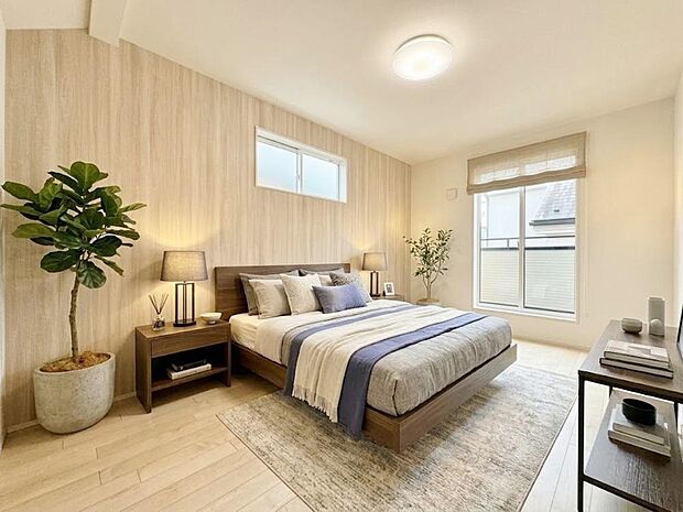 【配置してある家具や小物はCGによるイメージです。】】【Bedroom】居室