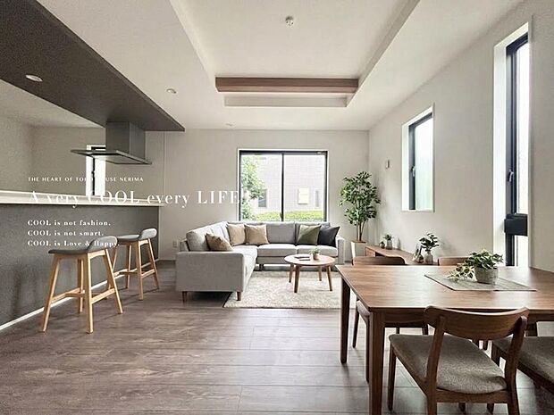 【配置してある家具や小物はCGによるイメージです。】【Livingroom】リビングルーム