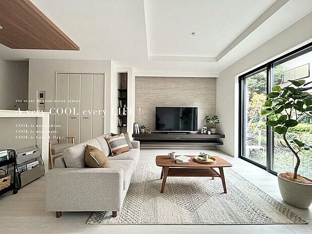 【配置してある家具や小物はCGによるイメージです。】【Livingroom】リビングルーム