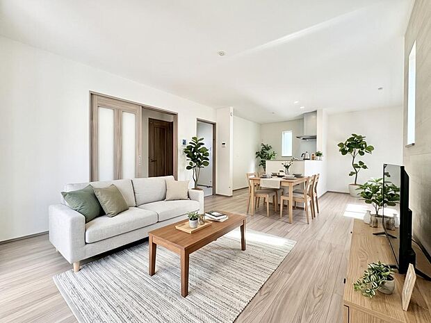 【配置してある家具や小物はCGによるイメージです。】【Livingroom】リビングルーム