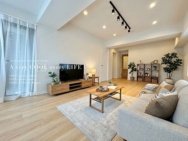 【配置してある家具や小物はCGによるイメージです。】【Livingroom】リビングルーム