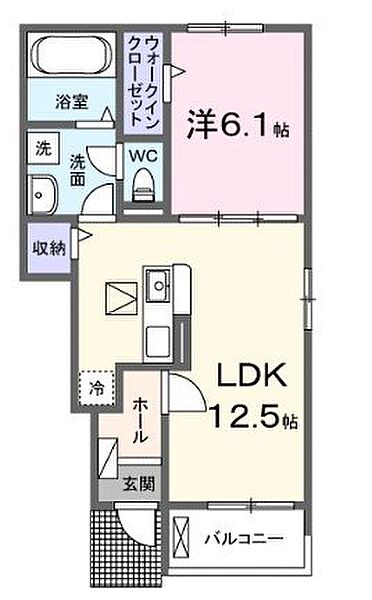 岡山県井原市下出部町(賃貸アパート1LDK・1階・44.70㎡)の写真 その3