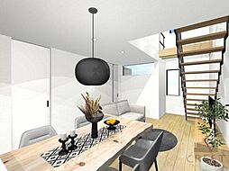 JR山陽本線 東福山駅 徒歩24分の賃貸テラスハウス 1階3LDKのリビング/ダイニング