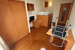 JR山陽本線 尾道駅 15.6kmの賃貸アパート 1階1Kのリビング/ダイニング