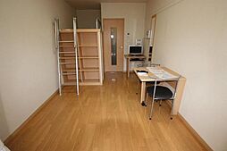 JR福塩線 万能倉駅 徒歩10分の賃貸アパート 1階1Kのリビング/ダイニング