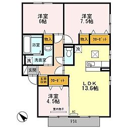 間取図画像 3LDK