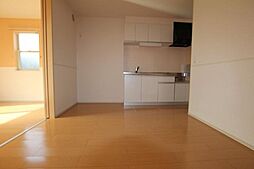 JR福塩線 駅家駅 徒歩10分の賃貸アパート 1階2DKのリビング/ダイニング