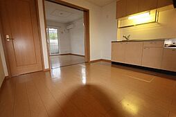 JR福塩線 近田駅 徒歩32分の賃貸アパート 1階2DKのリビング/ダイニング