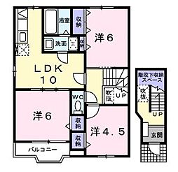 ピュアハウス 3LDKの間取図画像