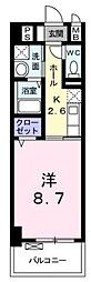 エスパシオ南蔵王 1Kの間取図画像