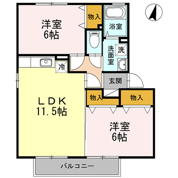 同じ建物の物件間取り写真 - ID:244003935244