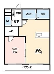 ベタニア 1LDKの間取図画像