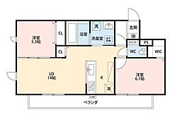 物件の間取り