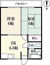 間取図画像 2DK