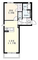 間取図画像 1LDK