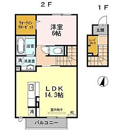 間取図画像 1LDK