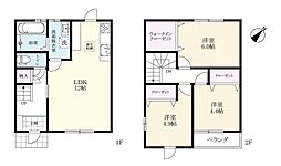 ヴィラハウス徳富 1階3LDKの間取り