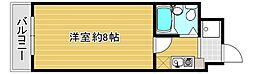 メイウール姫里 1Kの間取図画像