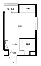 MAINSTAGE池袋本町第2 ワンルームの間取図画像