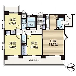 間取図画像 3LDK