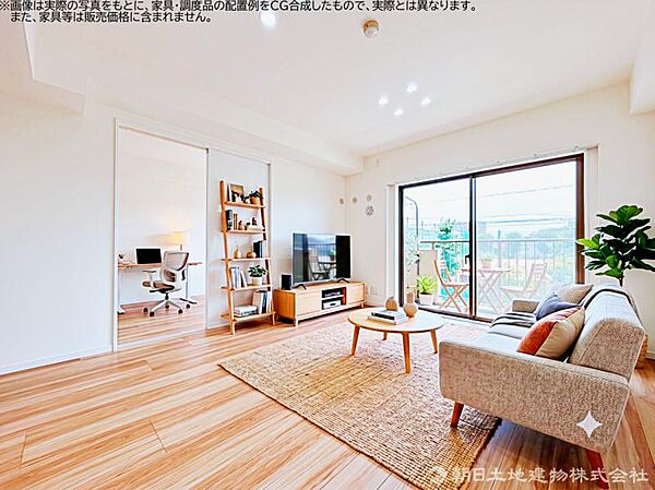 【リビング】光と風があふれる開放的なリビングダイニング