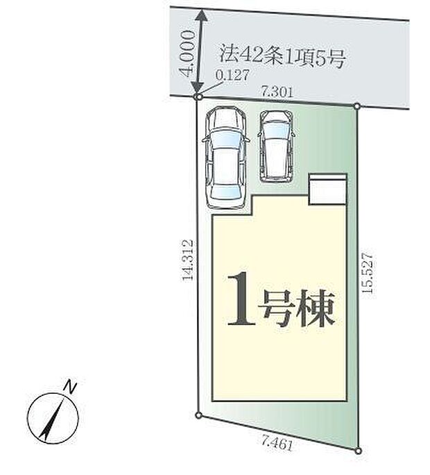 車2台駐車可能（車種によります）