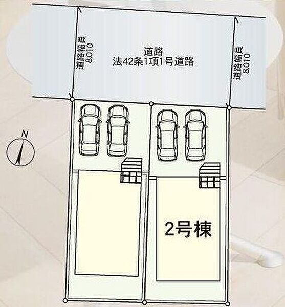 車2台並列駐車可能！