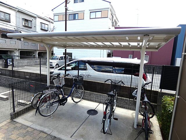 駐輪場です。