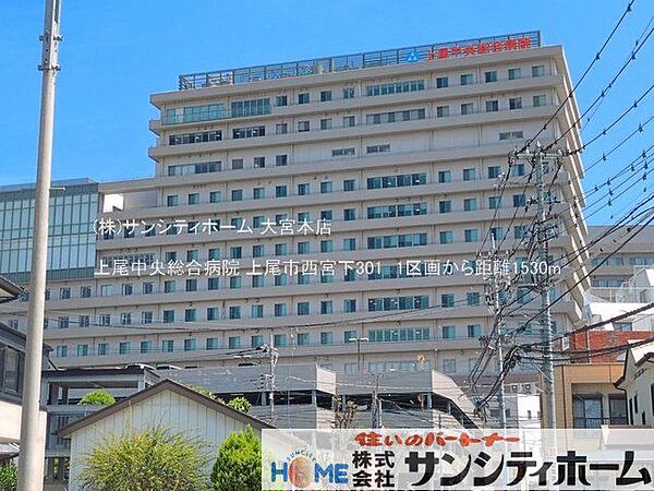上尾中央総合病院 撮影日(2025-08-01) 1530m