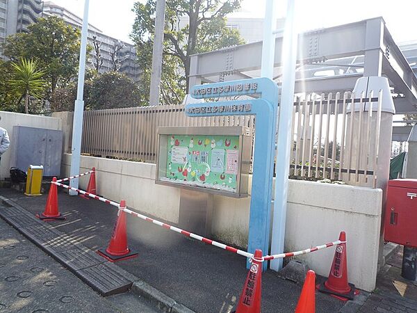 多摩川図書館　距離５００ｍ