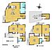 間取り：建築面積135.60m2の大型5LDK 