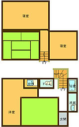佐藤住宅 2階4DKの間取り