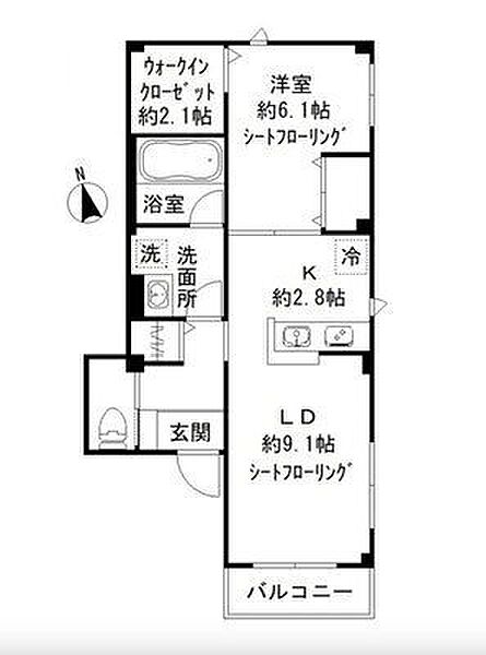 同じ建物の物件間取り写真 - ID:213100731297