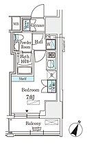 リージア大井町 201 ｜ 東京都品川区大井４丁目（賃貸マンション1R・2階・19.59㎡） その2