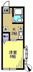 間取図画像 1K