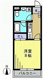 間取図画像 1K