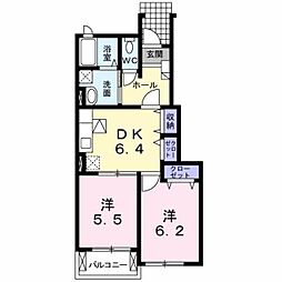 メイユール北泉IIB 2階