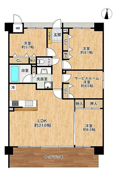 間取り：323000425822