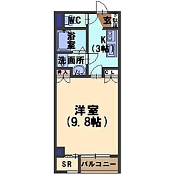 間取図画像 1K