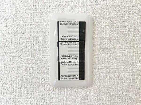 （同仕様写真）照明などのスイッチパネルはワイドタイプに全て交換しました。こういった部分は毎日何度も手を触れる箇所なので、新品だと気持ちよく生活を始められます。