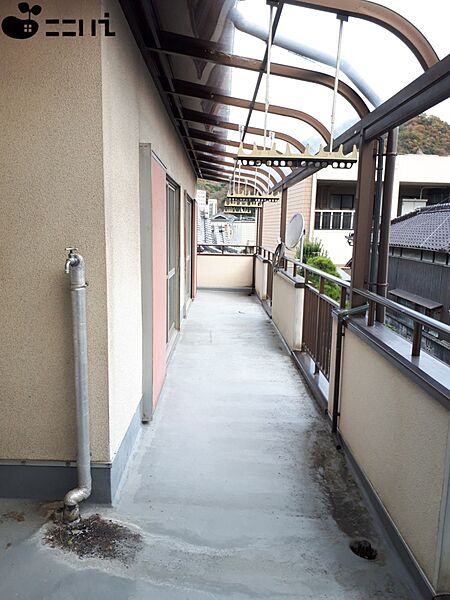 広々バルコニー