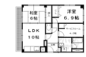 京都市左京区下鴨夜光町 6階建 築53年のイメージ