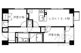 イーグルコート烏丸御池 302 ｜ 京都府京都市中京区衣棚通御池下る長浜町（賃貸マンション2LDK・3階・56.84㎡） その2