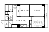 京都市上京区大北小路東町 7階建 築43年のイメージ