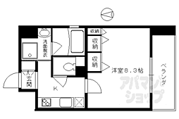 ＳＵＭＩＫＡ六角高倉 6階1Kの間取り