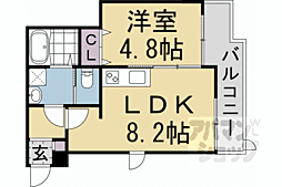 京福電気鉄道北野線 等持院・立命館大学衣笠キャンパス前駅 徒歩3分 1階/-