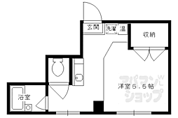 Ｆ・ｇｒｏｗｔｈ 4階1Kの間取り