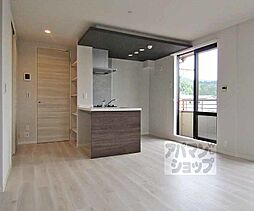 叡山電鉄鞍馬線 八幡前駅 徒歩11分の賃貸アパート 2階2LDKのリビング/ダイニング