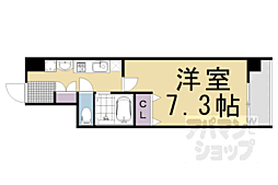 五条高倉Ｖｉｖｒｅ2 9階1Kの間取り