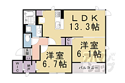 間取図画像 2SLDK